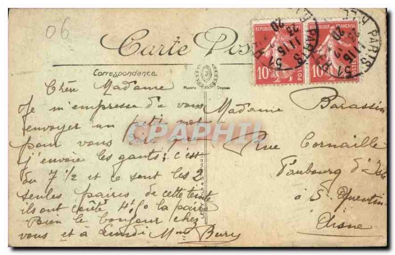 Old Postcard Monaco Rocher