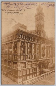 New York City NY 1919 RPPC Real Photo Postcard US Debarkation Hospital