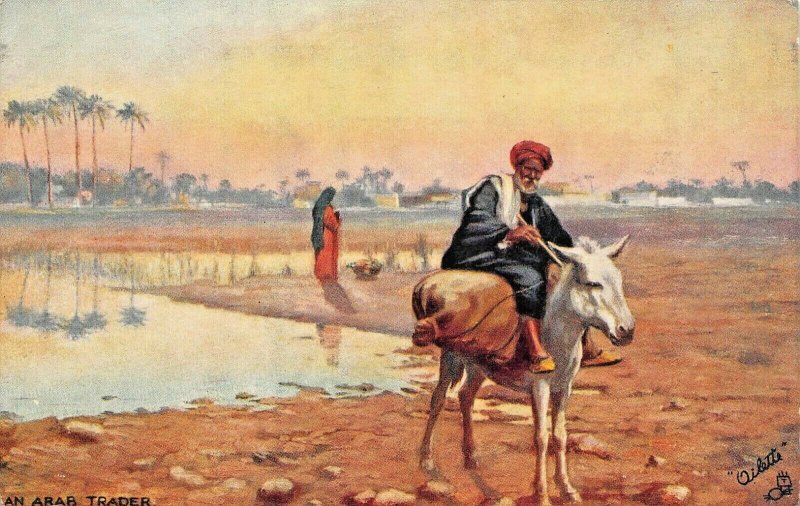 EGYPT~AN ARAB TRADER~TUCK PICTURESQUE EGYPT POSTCARD