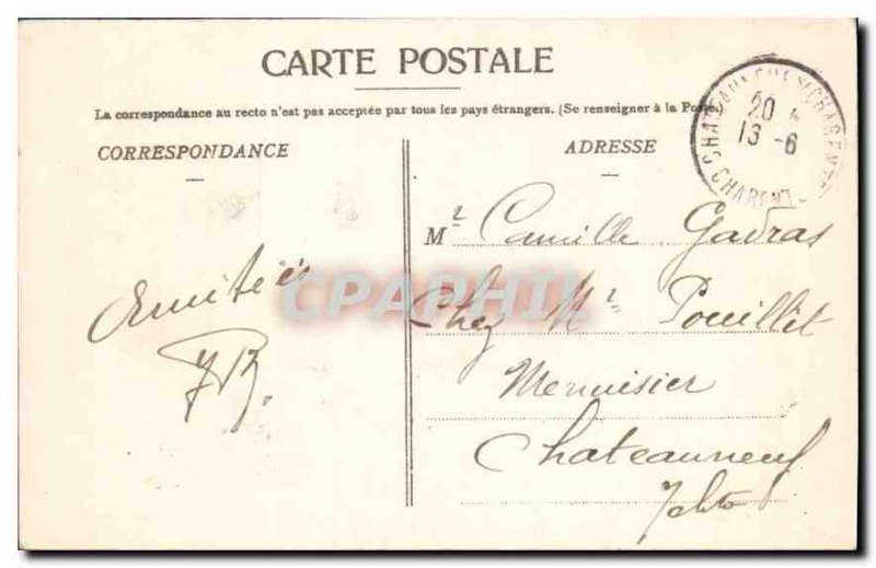 Postcard Old Holy Statue Palissy