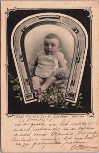 Victorian Baby Vintage Postcard C181