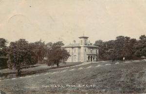 1904 High Hazels Park SPC UK RPPC Photo Postcard 11634