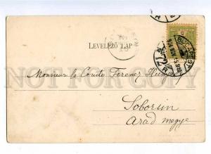 191123 HUNGARY BUDAPEST Vintage 1904 year RPPC