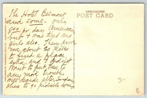 Hand Colored The Belmont  West Harwich  Cape Cod  Massachusetts   Postcard