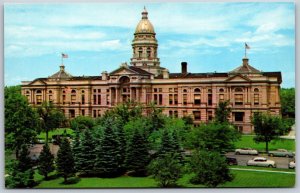 Vtg Cheyenne WY Wyoming State Capitol 1950s View Old Postcard