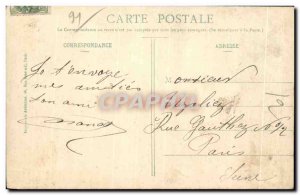 Old Postcard Corbeil Tower Mills and City Hall seen Marines