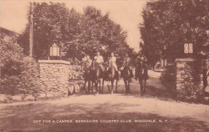 New York Wingdale Horseback Riders Off For A Canter Berkshire Country Club