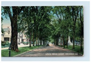 C. 1915-20 All Circa Lower Board Street, Columbus, GA. Postcard F132E