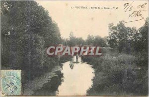 Old Postcard Vouvray edges of Cisse