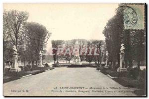 Saint Maixent Old Postcard Monument of National Defense Gambetta Gougeard Fai...