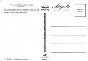 MV Vancouver Island Princess British Columbia SS Co Ship Postcard