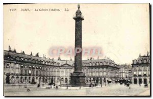 Old Postcard The Paris Vendome Column