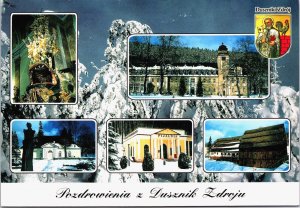 Poland Duszniki Zdrój Muzeum Papiernictwa, Teatr Zdrojowy Vintage Postcard BS.28