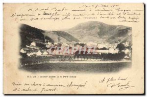 Old Postcard Mont Dore and Puy Gros