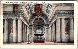 Postcard BUILDING SCENE Albany New York NY AL8134