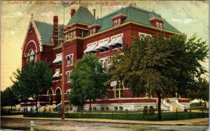 Postcard U.S. Courthouse and Post Office in Fort Smith, Arkansas~132236 