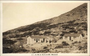 White Mountains AMC Huts Mt. Madison Shorey 211 Real Photo Postcard c1910