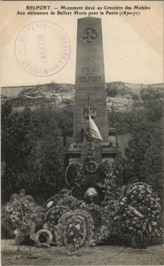 CPA BELFORT Monument Commemoratif des Mobiles GUERRE MILITAIRE 1870 (30445)