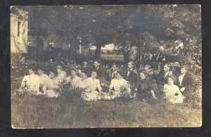 RPPC SHILOH SOUTH DAKOTA SD OMER MAINE FAMILY 1909 REAL PHOTO POSTCARD