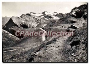 Old Postcard The Iseran Pass europe highest road hotel Iseran Pointe Mean Marlin