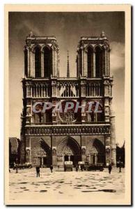 Paris - 4 - Notre Dame Old Postcard