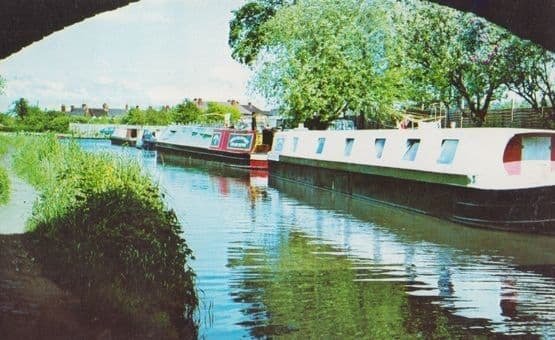 Penkridge Staffordshire Canal 1970s Postcard