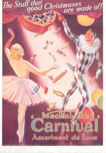 Mackintosh`s Carnival - Stuff that good Christmases are made of! poster postcard