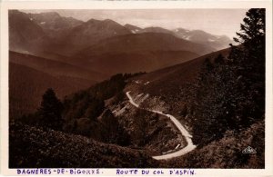 CPA BAGNERES-de-BIGORRE , Route du Col d'Aspin de Bagnéres a Luchon (110167)