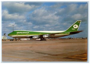 Iraq Postcard YI-AGO Boeing 747 270C Iraqi Airways C/n21181 c1950's Vintage