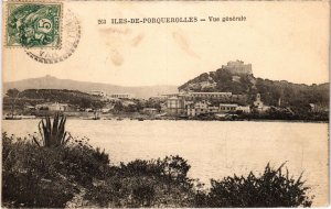 CPA Ile de PORQUEROLLES - Vue générale (106900)