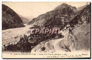 Old Postcard Haute Vallee Du Var Daluis and La Cime Du Martigna