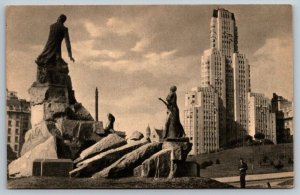 Buenos Aires  Argentina  Monument to L. N Alem   Postcard