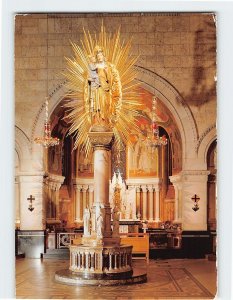 Postcard The miraculous statue, Sainte-Anne-de-Beaupré, Canada
