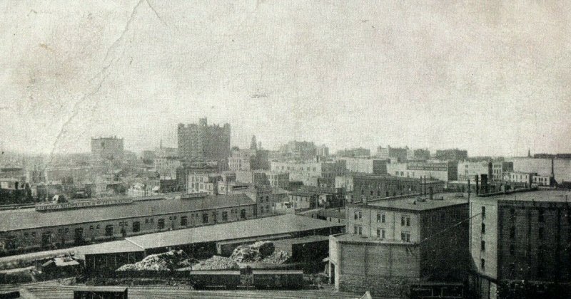 C.1910 Indiana Trust Co. Presidents Autograph Panorama Minneapolis Postcard P170 