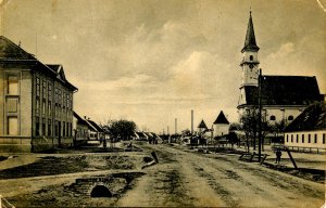 Slovakia - Gajary. Village Street Scene