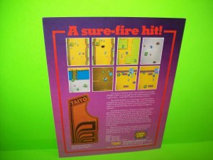 Front Line Arcade FLYER Original Vintage 1982 Game Artwork Sheet Battle Combat 