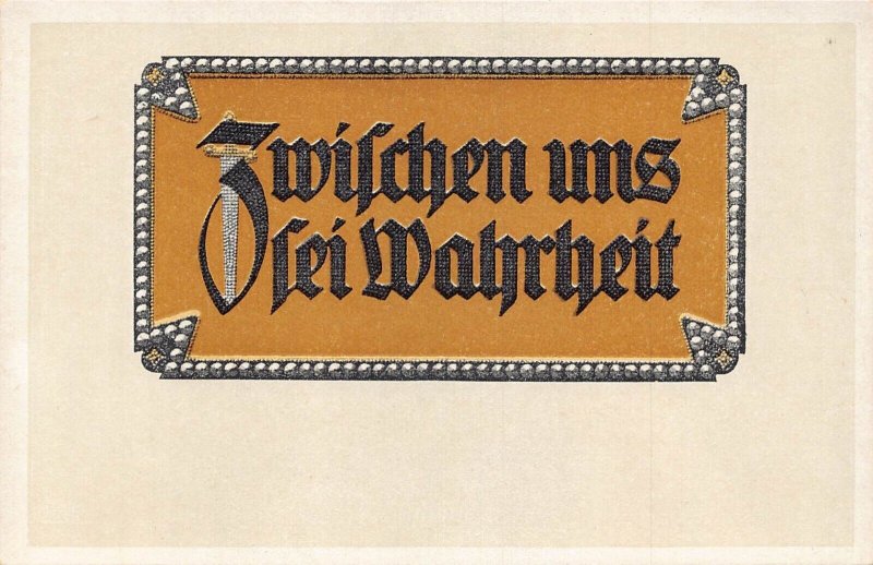 L108 Germany WWI Propaganda vintage postcard