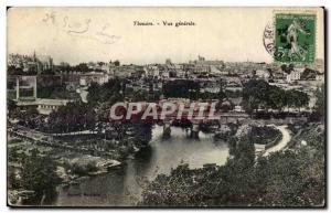 Thouars Old Postcard General view