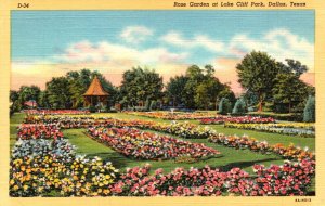 Texas Dallas Lake Cliff Park Rose Garden Curteich