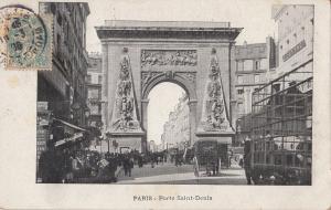 BF11648 porte saint denis   paris france  front/back image