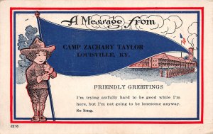 Camp Zachary Taylor, Louisville, Ky, USA Military, WW I 1918