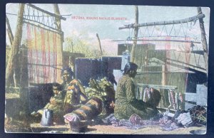 Mint USA Picture Postcard Native Americans Indian Arizona Making Navajo Blankets