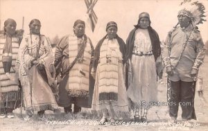 Indian Chief and Squaws - Cheyenne, Wyoming WY  