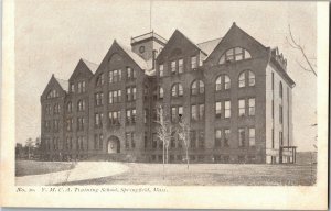 YMCA Training School Building Springfield MA Undivided Back Vintage Postcard I30