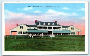 LEXINGTON, Kentucky KY ~ Golf Course ASHLAND GOLF CLUB c1940s Linen Postcard