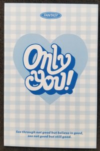 [AG] P637 Love Heart Only You (postcard) *New