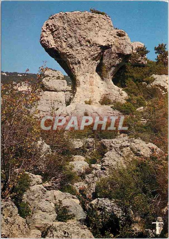 Postcard Modern Languedoc Cirque de Moureze Mushroom Sculpt by Erosion