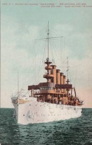 LP04      Ship, Warship,U.S. Navy, Milwaukee,  postcard