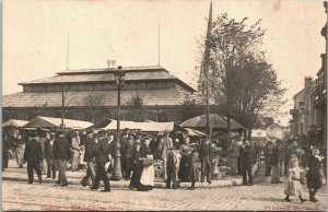 France Troyes Marche Saint Remy Vintage Postcard 04.08