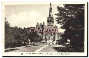 Postcard Old Ste Anne d & # 39Auray Basilica View Of The Scala Sancta